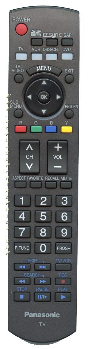 panasonic remote control programming|Instructions to Program a Panasonic N2QAYB000100 .